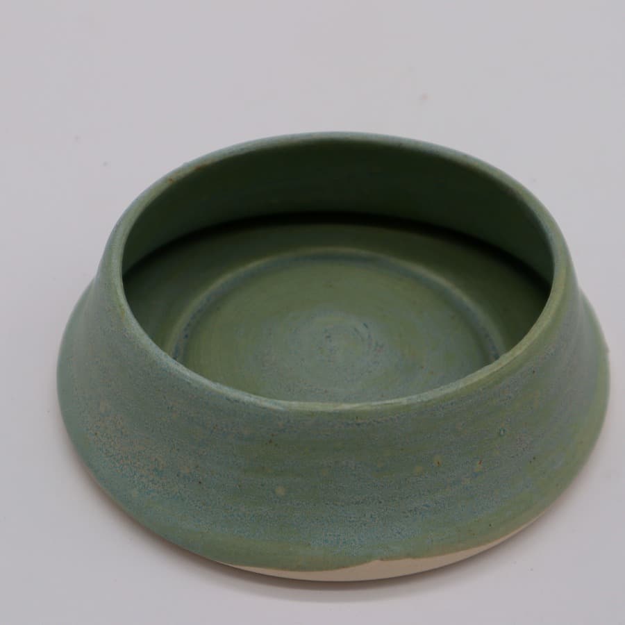 Handthrown sage bowl — custom corporate and studio gift ceramics